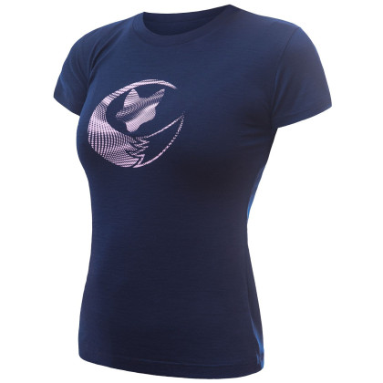 Camiseta de mujer Sensor Merino Active Pt Fox azul oscuro Deep Blue