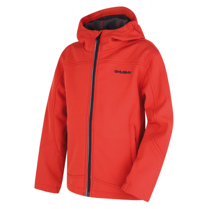 Chaqueta para niños Husky Simbo K 2022 rojo red