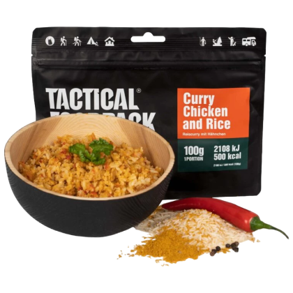 Comida deshidratada Tactical Foodpack Curry Chicken and Rice