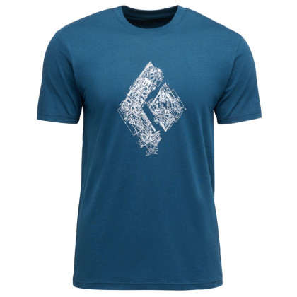 Camiseta de hombre Black Diamond M Engineered Diamond Ss Tee