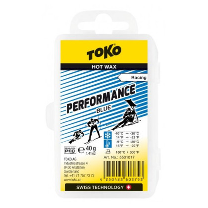 Cera TOKO Performance azul 40g TripleX