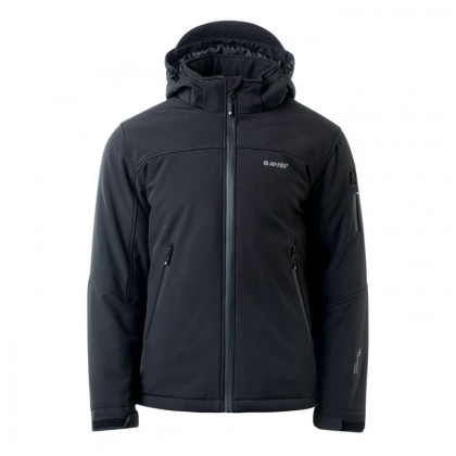 Chaqueta softshell de hombre Hi-Tec Geko negro Black