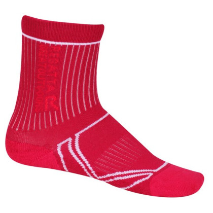 Calcetines para niños Regatta 2 Season TrekTrail rosa Chrypink/Whi