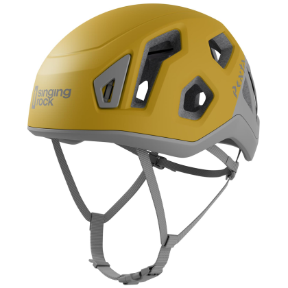 Casco de escalada Singing Rock Penta amarillo yellow gold