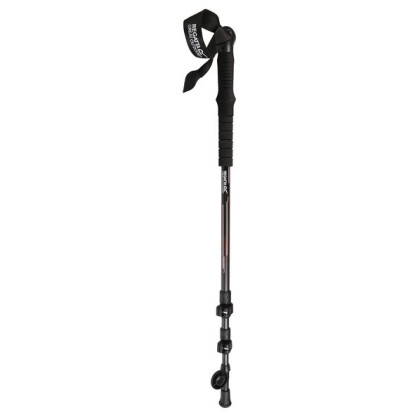 Bastón de senderismo Regatta Carbon Walk Pole Sgl negro Black