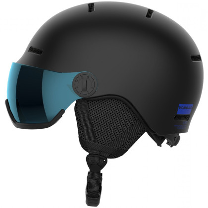 Casco de esquí para niños Salomon Orka Visor negro Black