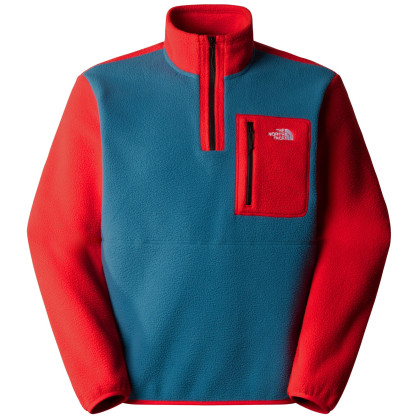 Sudadera de mujer The North Face M Yumiori 1/4 Zip azul/rojo MALLARD BLUE/HIGH RISK