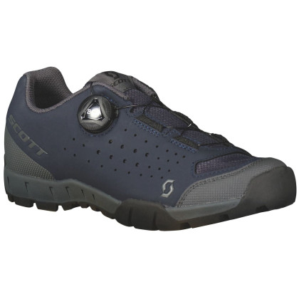 Zapatillas de ciclismo para mujer Scott Sport Trail Evo Boa Lady azul/gris dark blue/dark grey