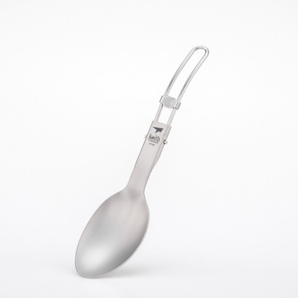 Cuchara Keith Titanium Folding Titanium Spoon gris