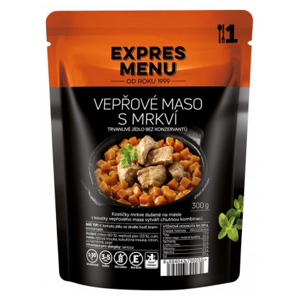 Plato preparado Expres menu Cerdo con zanahorias 300 g