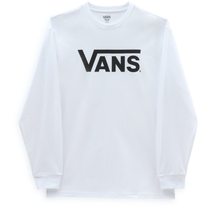 Camiseta de hombre Vans Classic Vans LS blanco/negro White/Black