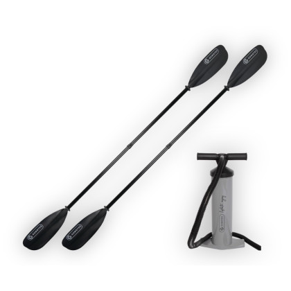 Pala Gumotex SET PUMPA 2/4+2X PADLO 379S.2 negro