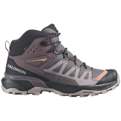 Calzado de mujer Salomon X Ultra 360 Mid Gore-Tex negro/rojo Plum Kitten / Phantom / Cork