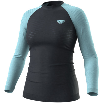 Camiseta de mujer Dynafit Tour Light Merino Long Sleeve Shirt Women azul Blue