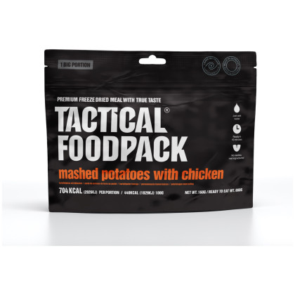 Plato principal Tactical Foodpack BIG Mashed Potatoes with Chicken 160g