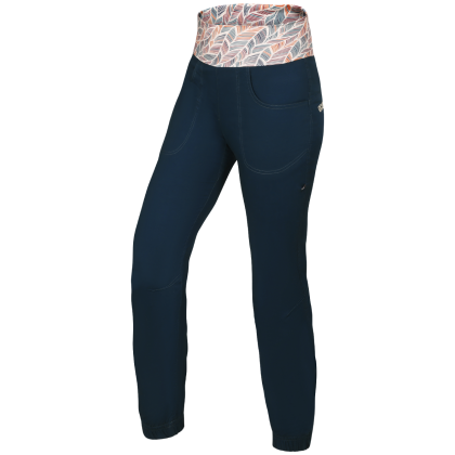 Pantalones de mujer Ocún Sansa Pants azul/rojo Blue Moonlit Ocean