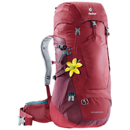 Mochila de mujer Deuter Futura 28 SL rojo CranberryMaron