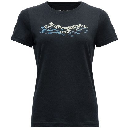 Camiseta funcional de mujer Devold Eidsdal Merino 150 Tee Wmn azul Ink