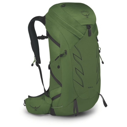 Mochila de senderismo Osprey Talon 36 negro/verde green belt/black