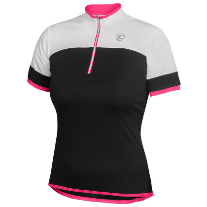 Maillot de ciclismo para mujer Etape Clara negro/rosa Black/Pink