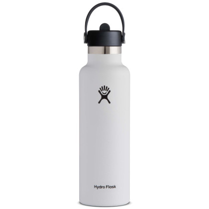 Termo Hydro Flask Standard Flex Straw Cap 21 OZ blanco White