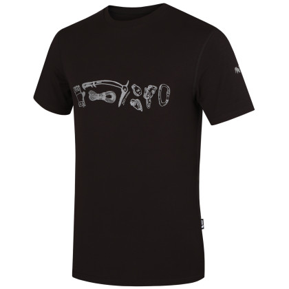 Camiseta de hombre Zulu Bambus Climber 210 short negro black