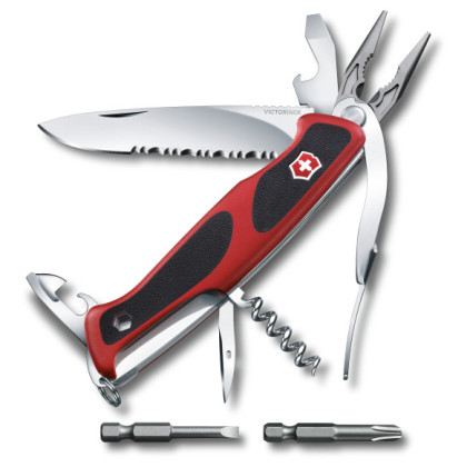 Navaja Victorinox RangerGrip 174 rojo/negro