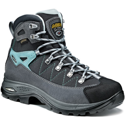 Calzado de mujer Asolo Finder GTX GV ML gris/azul Grey/Gunmetal/PoolSide/A