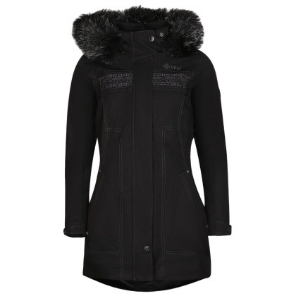 Abrigo de mujer Kilpi Peru-W negro BLK