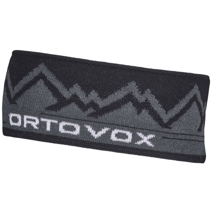 Banda para cabeza Ortovox Peak Headband negro black raven