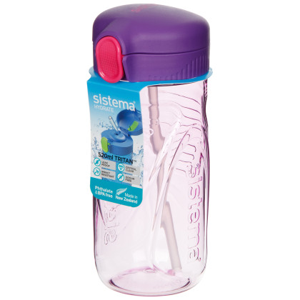 Botella Sistema Quick Flip 520ml violeta