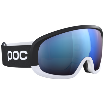 Gafas de esquí POC Fovea Mid Race negro/blanco Uranium Black/Hydrogen White/Partly Sunny Blue ONE