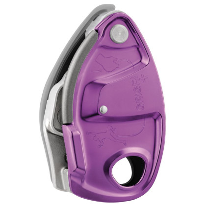 Asegurador semiautomático Petzl GriGri + violeta Purple