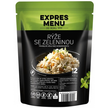 Plato preparado Expres menu Arroz con verduras 400 g