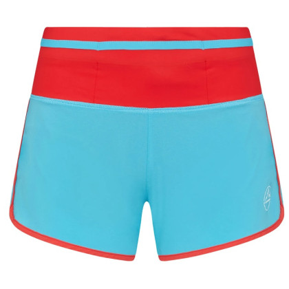 Pantalones cortos de mujer La Sportiva Vector Short W rosa/azul Hibiscus/Malibu Blue