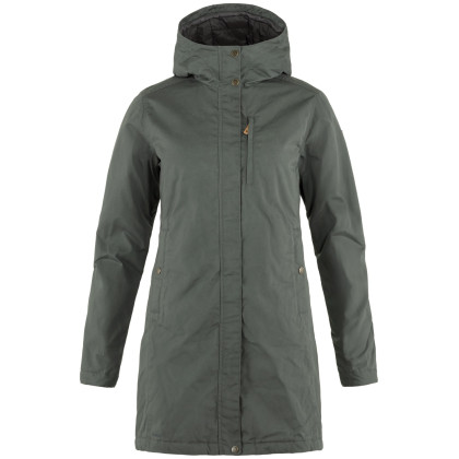 Abrigo de mujer Fjällräven Kiruna Padded Parka W gris Basalt