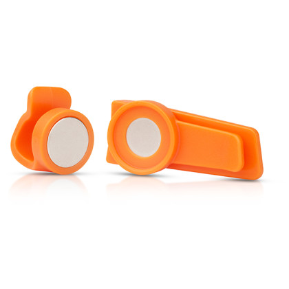 Imán para tubo Source Magnetic clip naranja Orange