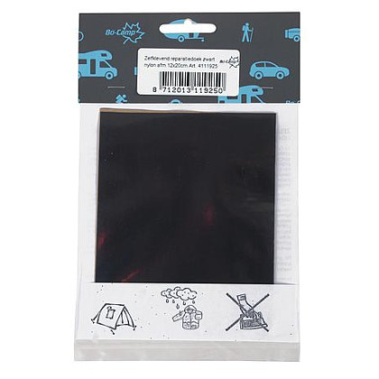 Juego de reparación Bo-Camp Repair Canvas Nylon negro Black