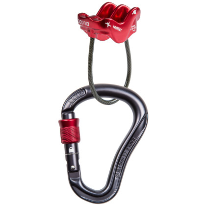 Juego de asegurar Ocún Belay Set Eagle Screw/Hurry rojo Red