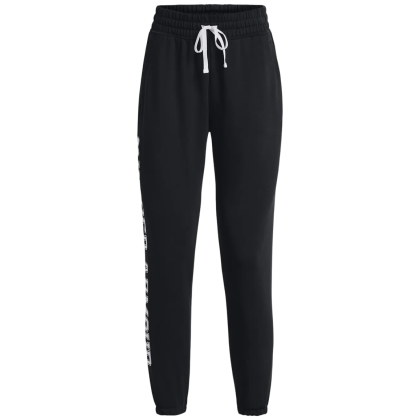 Pantalones de chándal para mujer Under Armour Rival Terry Graphic Jogr negro black