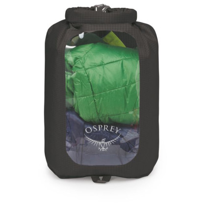 Bolsa estanca Osprey Dry Sack 12 W/Window negro black