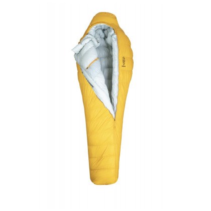 Saco de dormir de plumón Patizon G1100 L (186-200 cm) amarillo Gold/Silver