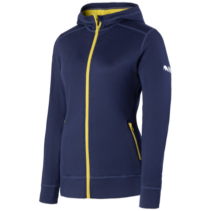 Sudadera de mujer Zulu Merino Hoodie 230 azul Navy