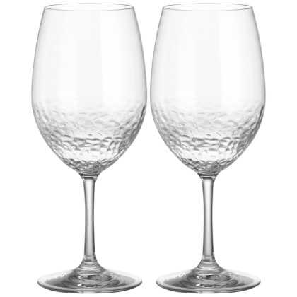 Copas de vino Brunner Wineglass Hammered - 2ks transparente