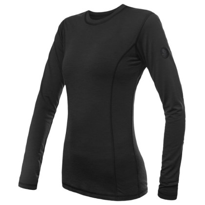 Camiseta funcional de mujer Sensor Merino Air negro black