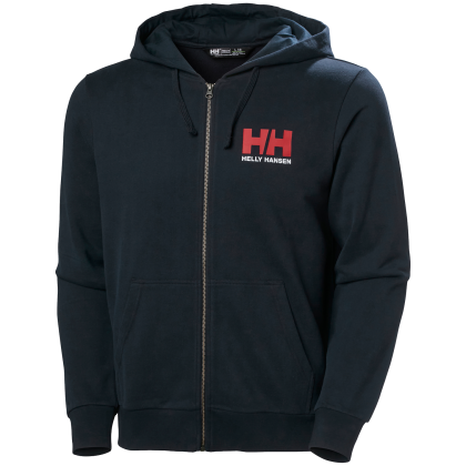 Sudadera de hombre Helly Hansen Hh Logo Full Zip Hoodie 2.0 azul oscuro Navy