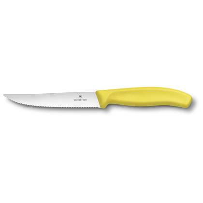 Cuchillo de carne Victorinox Steakový nůž Victorinox 12 cm amarillo