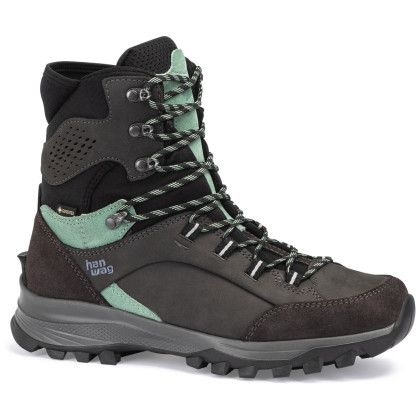 Calzado de mujer Hanwag Banks Snow Lady GTX gris/verde Asphalt/Mint