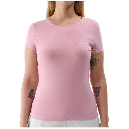 Camiseta de mujer 4F Tshirt F1161 rosa claro Light Pink