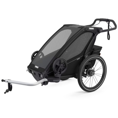 Remolque para bicicleta Thule Chariot Sport1 negro Midnight Black